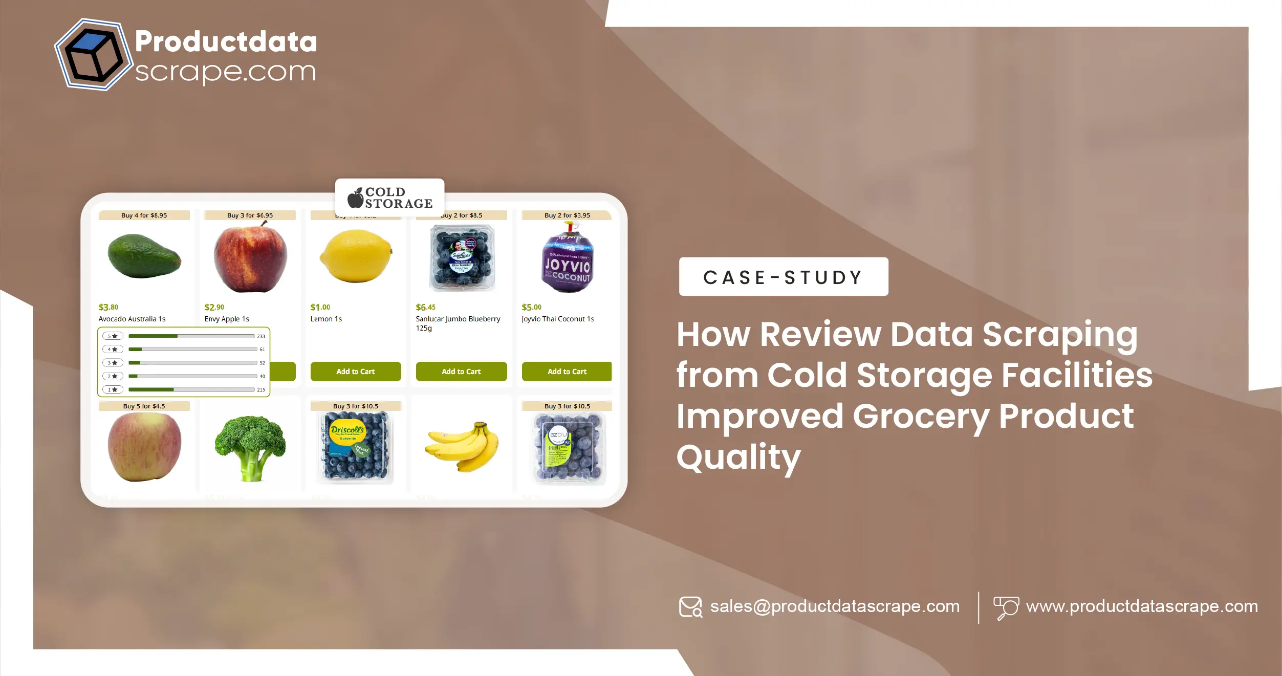 How Review Data Scraping from Cold Storage Facilities Improved Grocery Product Quality